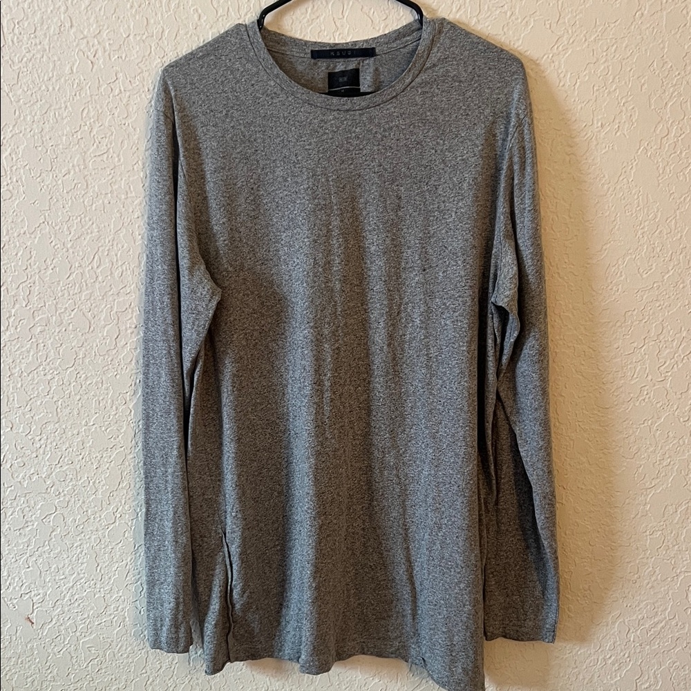 Ksubi Charcoal Long Sleeve Men's Tee